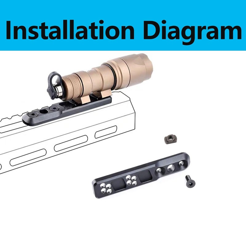 LThyzszb 24 Pack M4 Mlok T-Nuts & Screws Replacement Sets Steel, for Mlok System Accessory Installation, with Allen Key. (M4-Countersunk Head) - Image 5